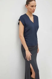 Majica enska, mornarsko modra barva