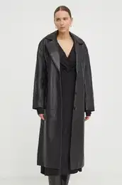 Usnjen pla 2ND Vice - Dense Leather enski, rna barva 2241510653