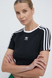 Kratka majica 3-Stripes Baby Tee enska, rna barva, IU2532