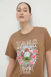 Bombana kratka majica enski, rjava barva