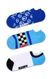 Nogavice Blue Peace No Show Socks 3-pack