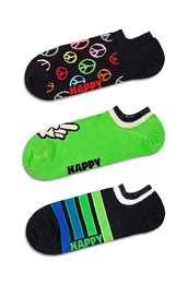 Nogavice Peace No Show Socks 3-pack