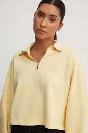 Bombaen pulover enska, rumena barva