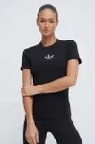 Črna Topi Rebrast za dame image