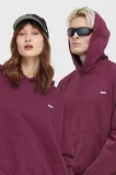 Temno rdeča Oversized pulover za dame image