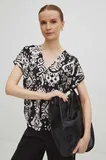 Short sleeves Bluze z Vzorcem za dame image