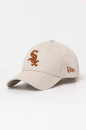 Bombažna bejzbolska kapa bež barva, CHICAGO WHITE SOX