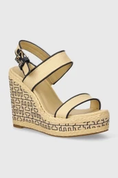Sandali PLATFORM TH MONO RAFIA WEDGE be barva, FW0FW08052