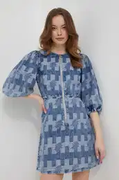 Jeans obleka LDR0767