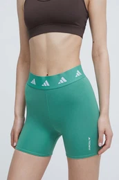 Kratke hlae za vadbo Techfit zelena barva, IU1853