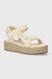 Sandali Evans enski, be barva, W13028.NATU