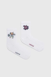 Nogavice 2-pack bela barva