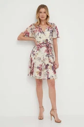 Obleka Lauren Ralph Lauren bela barva