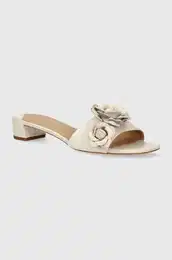 Kone natikae Lauren Ralph Lauren Fay za ene, boja: be, s debelom potpeticom, 802935554005
