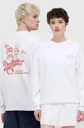 Pulover Less Upsetti bela barva, OVC S31