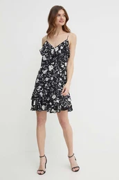 Obleka Lauren Ralph Lauren rna barva, 200933375