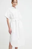 Bela Short sleeves Srajčne Obleke za dame image