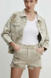 Jeans kratke hlae enski, be barva