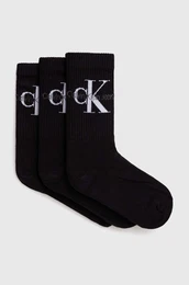 Nogavice 3-pack ženske, črna barva, 701220515