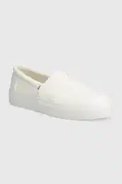 Teniske Alp Fenix Platform Slip On enske, bela barva, 10019805