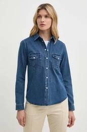 Jeans srajca MAX&Co. enska, mornarsko modra barva, 2418111034200