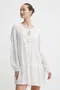 Bela, Modra Folklore Bluza Obleke za dame image
