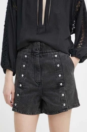 Jeans kratke hlae enski, siva barva