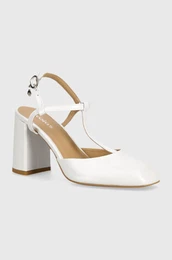 Usnjeni salonarji bela barva, 3515259