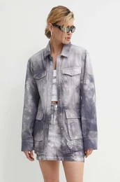 Jeans jakna enska, siva barva, 10909055