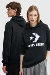Pulover rna barva, s kapuco