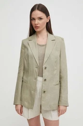 Lanen suknji zelena barva