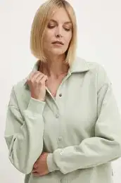 Pulover enski, zelena barva, E10004