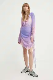 Obleka Rsum AdalaineRS Dress vijolina barva, 20741129