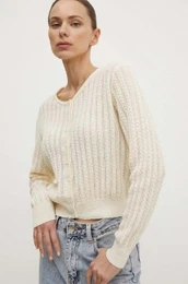 Jopica z meanico lana GILET COURT ML COL ROND be barva, YOG19BE24