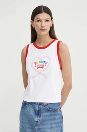 Bombaen top Pride bela barva