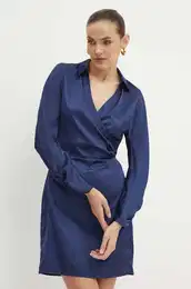 Obleka TANYA mornarsko modra barva, W4YK69 WF1T2