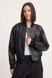 Bomber jakna enska, rna barva, J20J223546