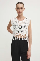 Bombaen top bela barva