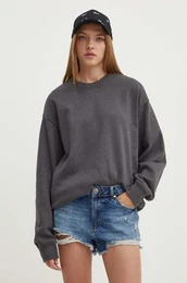 Pulover Hollister Co. ženska, siva barva