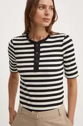 Kratka majica Lauren Ralph Lauren enska, rna barva, 200940761