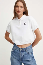 Polo enski, be barva, D2B4A108