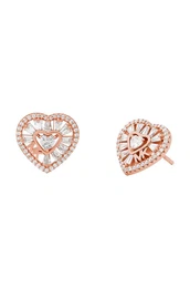 Pozlačeni srebrni uhan MKC1691CZ791