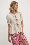 Short sleeves Bluza s Pentljo za dame image