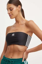 Top 3S TUBE za ene, boja: crna, cold shoulder, IX7823