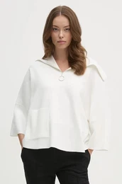 Pulover enski, be barva, 243954