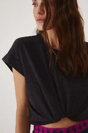 Bombana kratka majica enski, rna barva