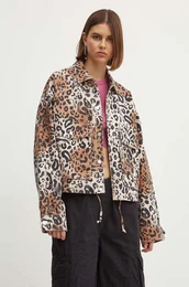 Jeans jakna enska, rjava barva, 50516527