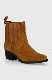 Chelsea iz semia TH SUEDE COWBOY BOOT enski, rjava barva, FW0FW08034