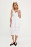 Krem Midi Obleke image