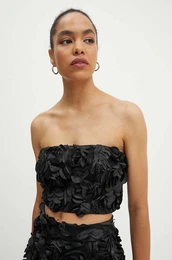 Top Cropped Top rna barva, 112949100